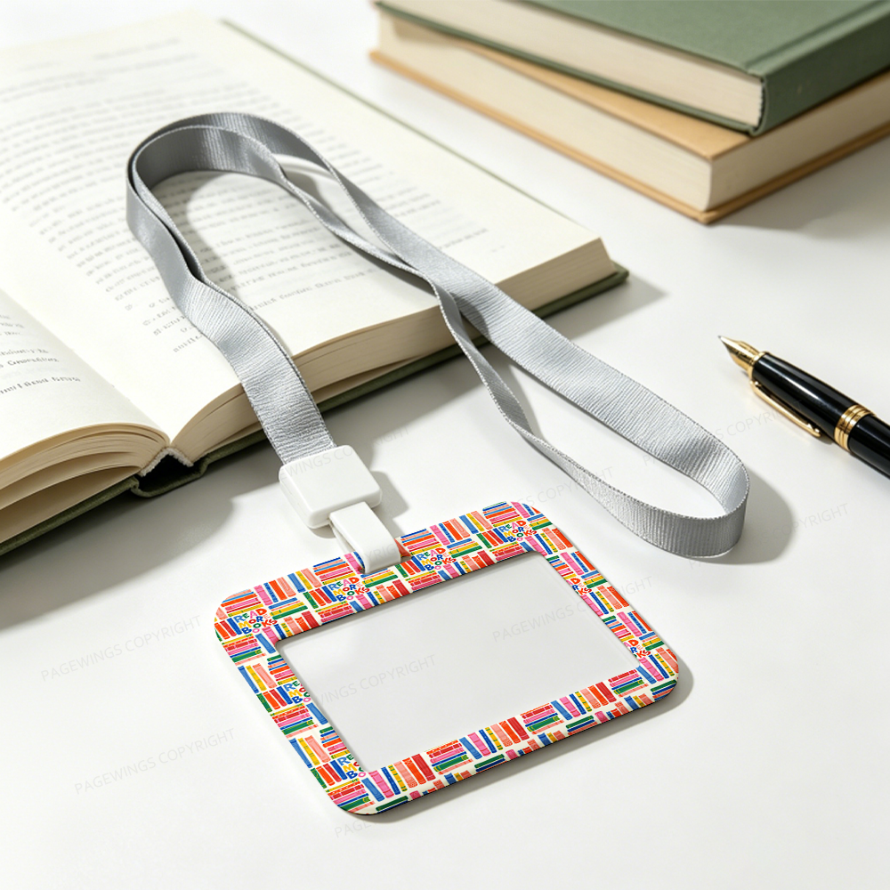 Pagewings Read More Books ABS Badge Holder