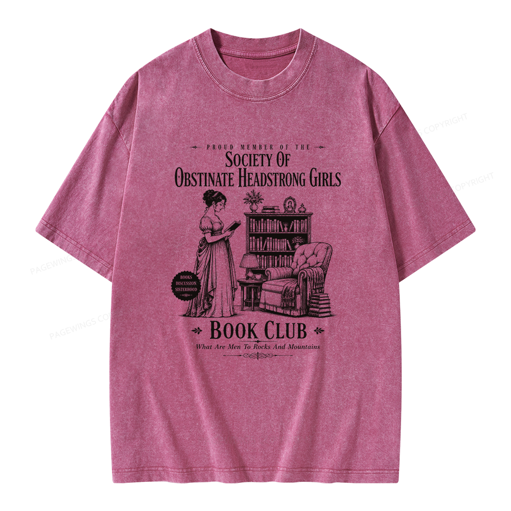 Pagewings What Are Men To Rocks And Mountains Unisex Washed T-shirt