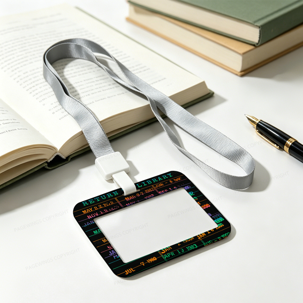 Pagewings When You Have a Library Card ABS Badge Holder