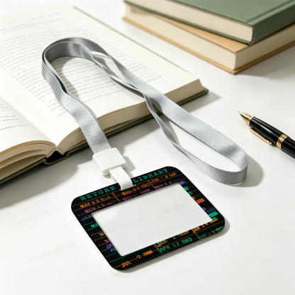 Pagewings When You Have a Library Card ABS Badge Holder