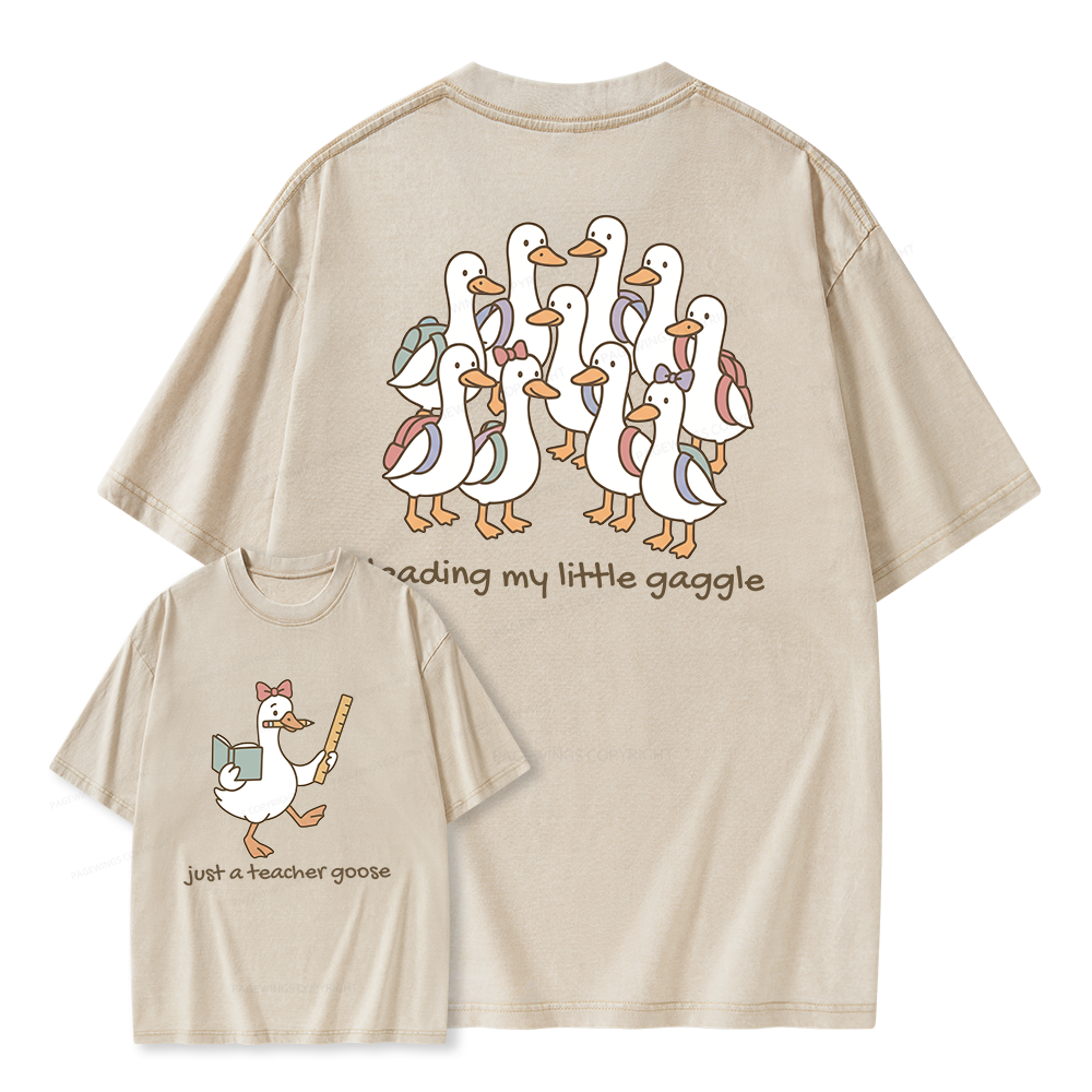 Pagewings Back to School Unisex Washed T-shirt