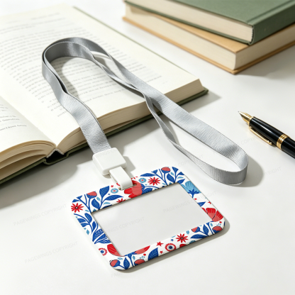 Pagewings Literacy And Justice For All ABS Badge Holder