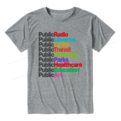 Pagewings Soft Personalized Public Libraries Unisex Heather T-Shirt