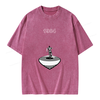Pagewings Big Brother is Watching You Unisex Washed T-shirt