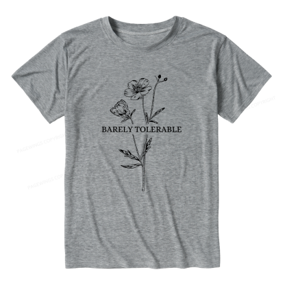 Pagewings Soft Barely Tolerable Unisex Heather T-Shirt