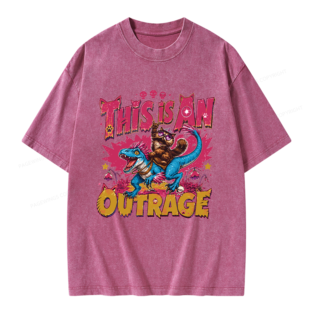 Pagewings Princess Donut Unisex Washed T-shirt