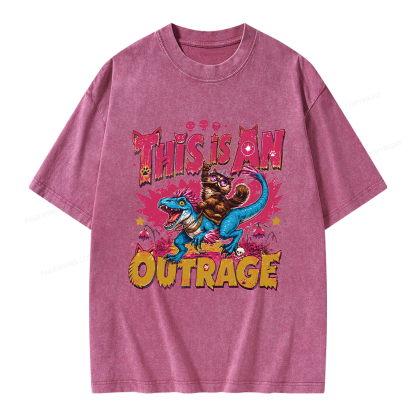 Pagewings Princess Donut Unisex Washed T-shirt