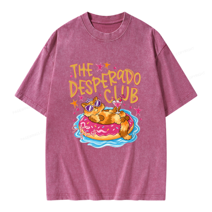Pagewings Princess Donut Preppy Summer Unisex Washed T-shirt