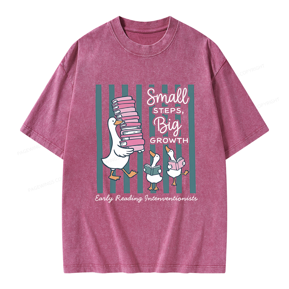 Pagewings Reading Interventionist Unisex Washed T-shirt