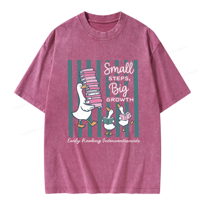 Pagewings Reading Interventionist Unisex Washed T-shirt