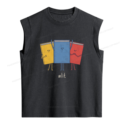 Pagewing Literature Women's Washed Tank Top