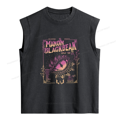 Pagewing Fantasy Bookish Women's Washed Tank Top