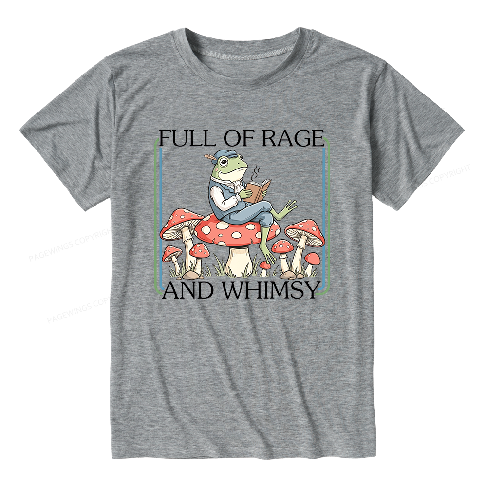 Pagewings Soft Full Of Rage and Whimsy Unisex Heather T-Shirt