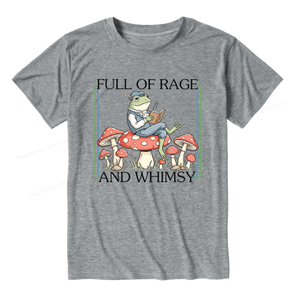 Pagewings Soft Full Of Rage and Whimsy Unisex Heather T-Shirt