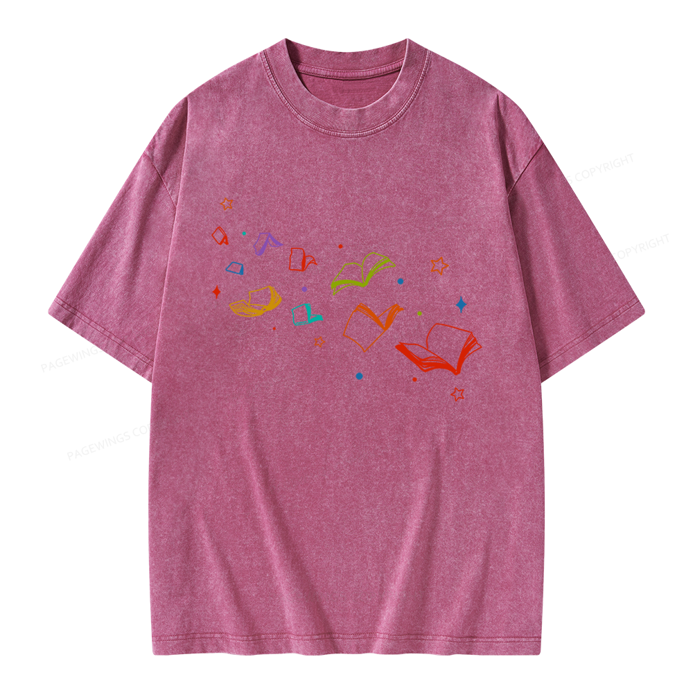 Pagewing Libraries Are For Everyone Unisex Washed T-shirt