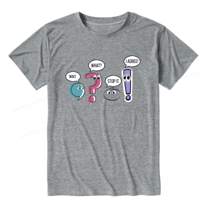 Pagewings Soft Funny Grammar Unisex Heather T-Shirt