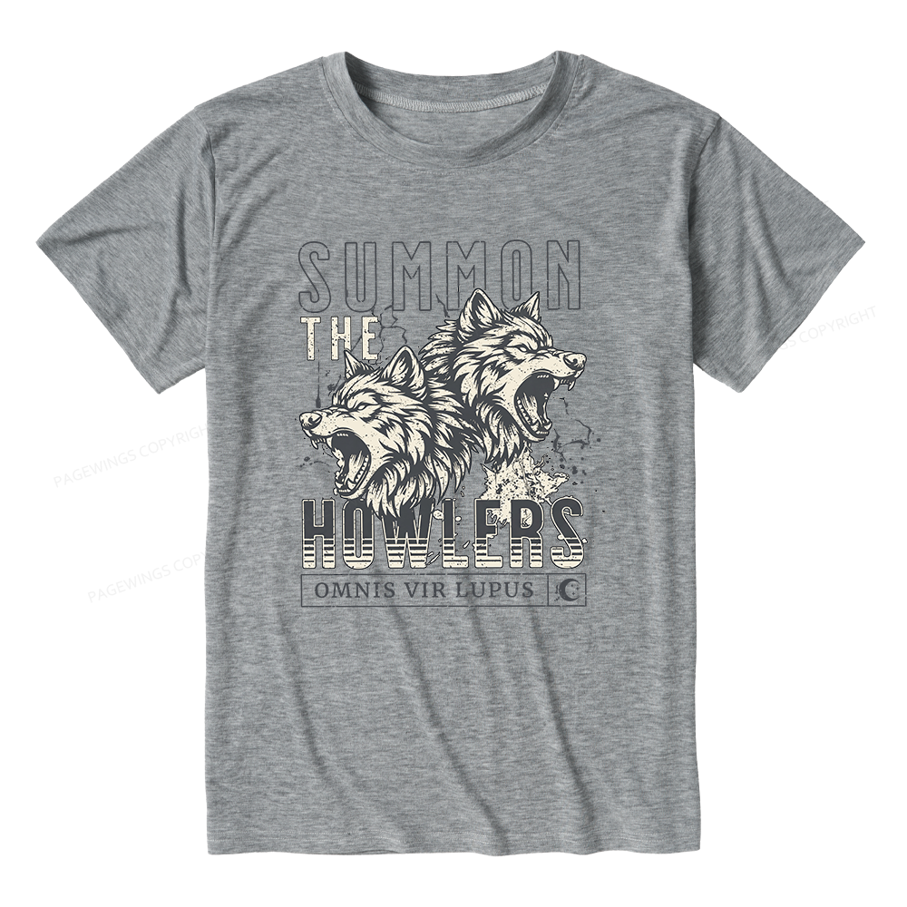 Pagewings Soft Summon The Howlers Unisex Heather T-Shirt