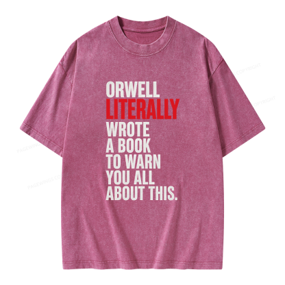 Pagewing I Literally Wrote A Book To Warn You All About This Unisex Washed T-shirt
