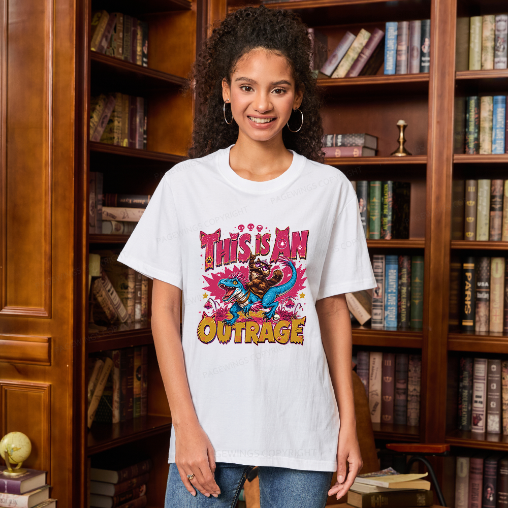 Pagewings Science Fiction Cat Unisex Classic T-shirt