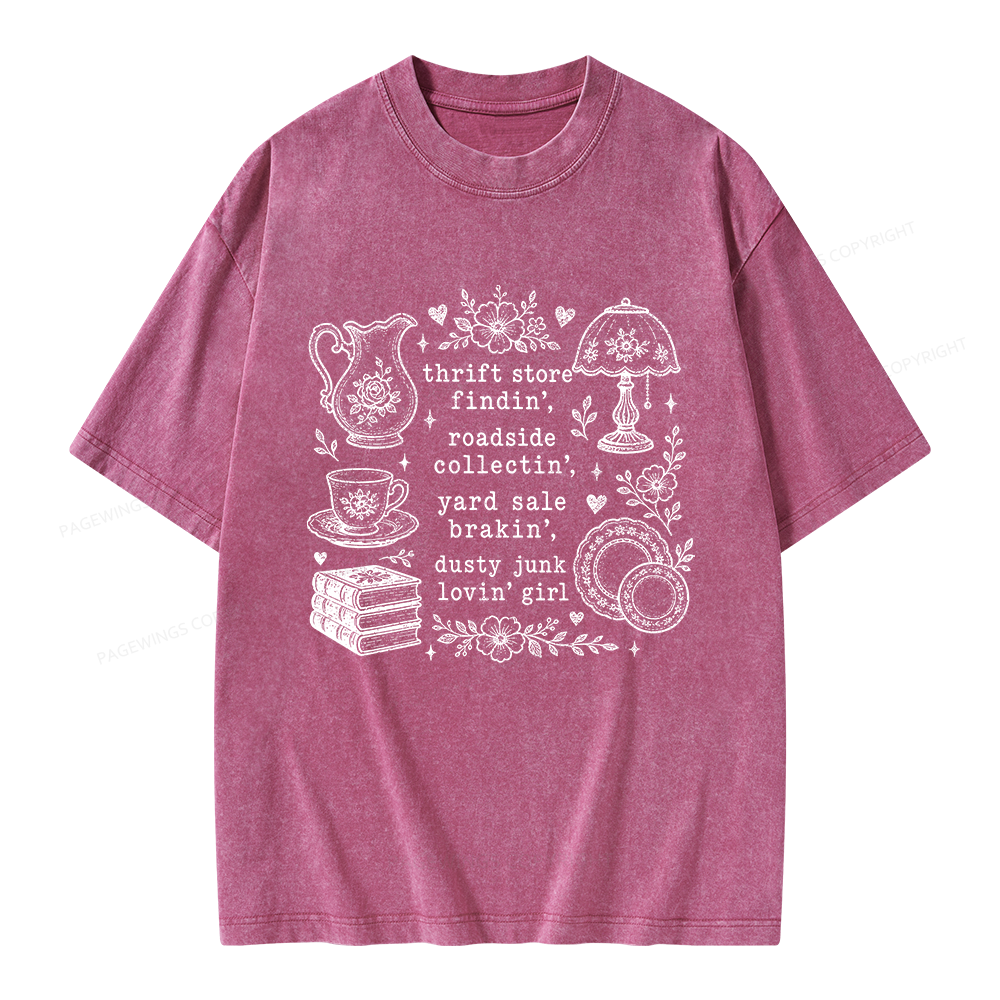 Pagewing Antique Lover Unisex Washed T-shirt