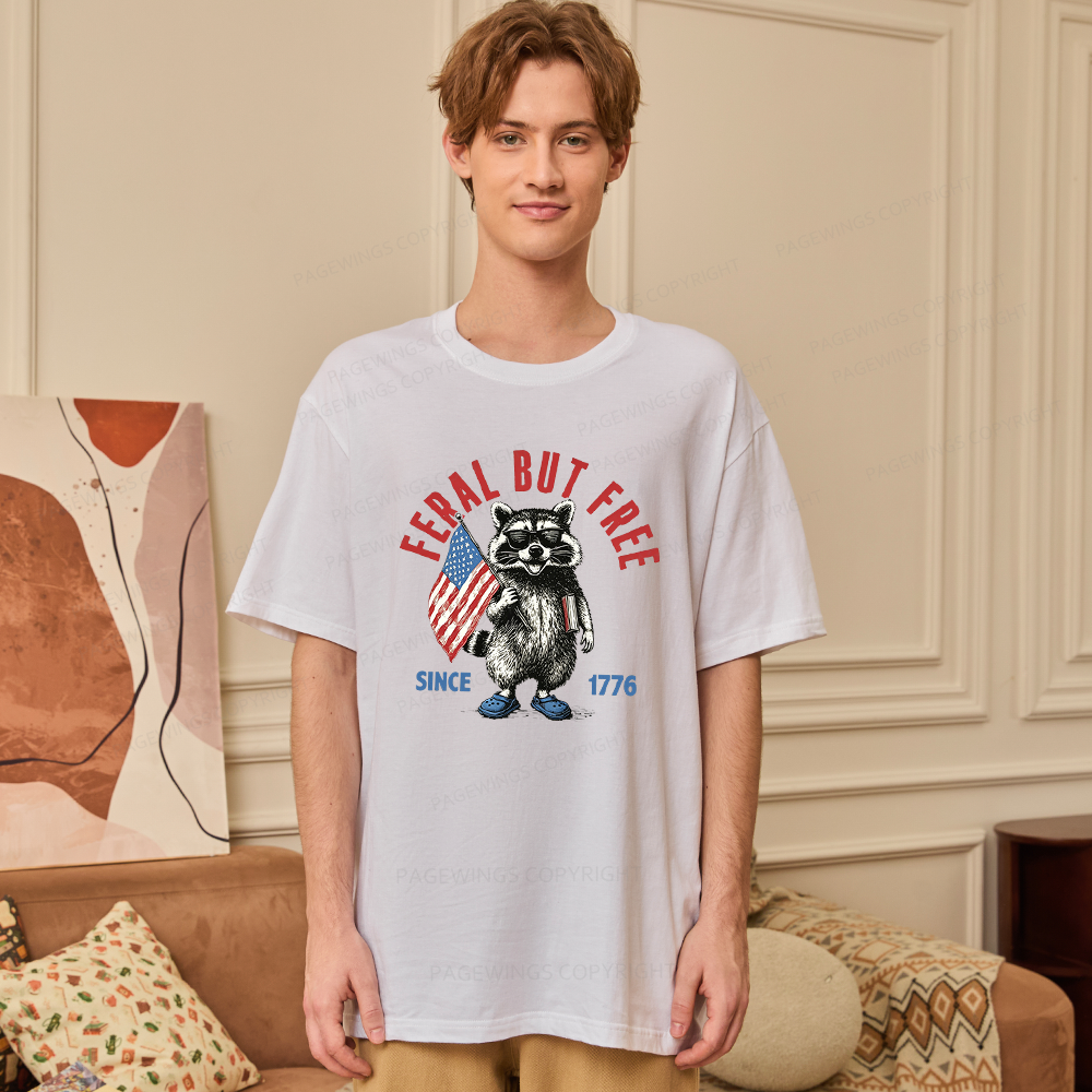Pagewings Feral But Free 15618 Bookish Unisex Classic T-shirt