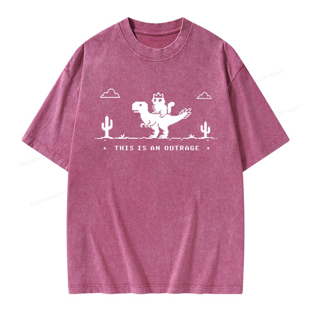 Pagewing Sci Fi Books Lover Unisex Washed T-shirt