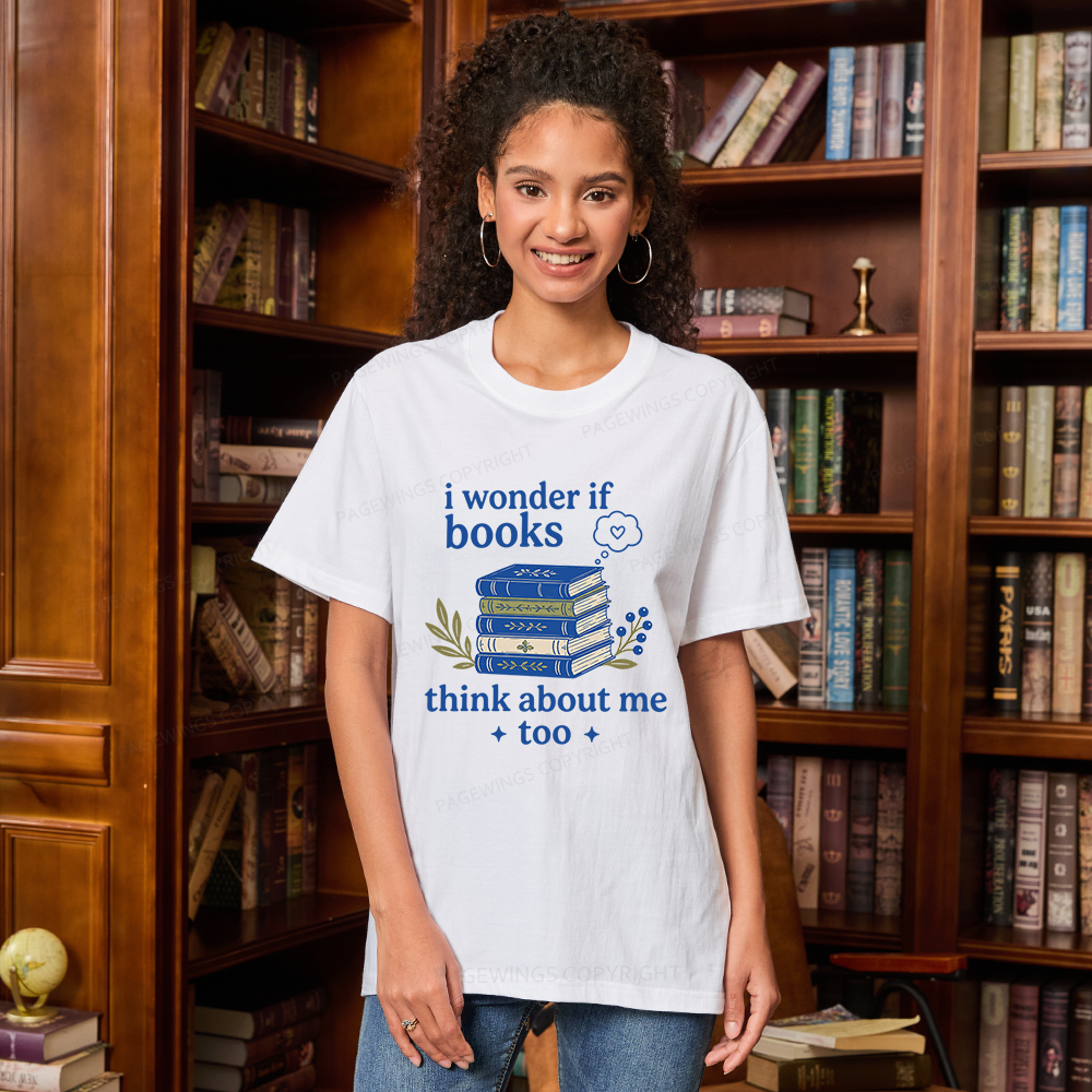 Pagewing Think About Me16128 Bookish Unisex Classic T-shirt