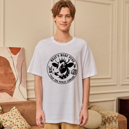 Pagewings More Punk Than The Public Library16009 Bookish Unisex Classic T-shirt