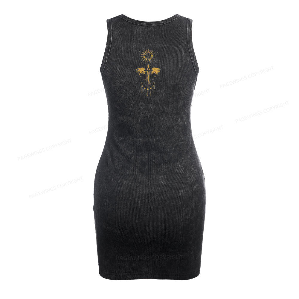 Pagewings Fantasy Bookish Bodycon Tank Dress