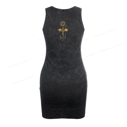 Pagewings Fantasy Bookish Bodycon Tank Dress