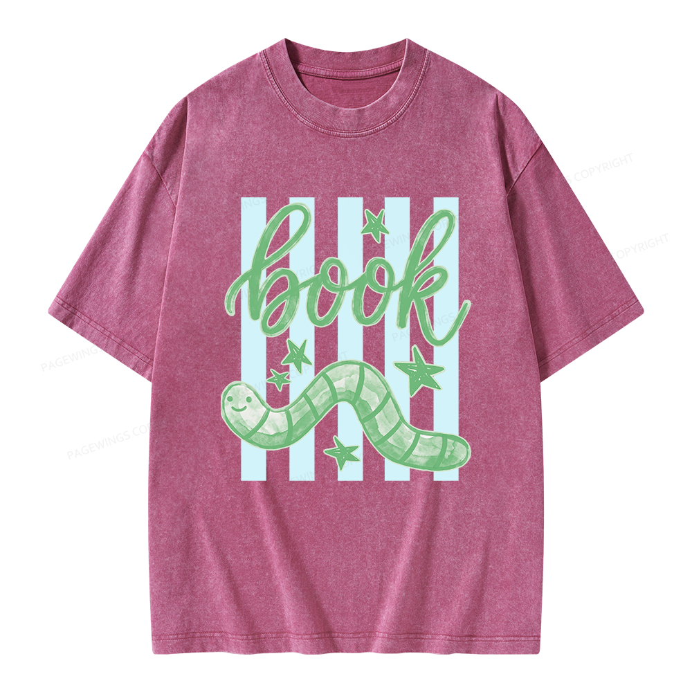 Pagewing Book Lovers Unisex Washed T-shirt