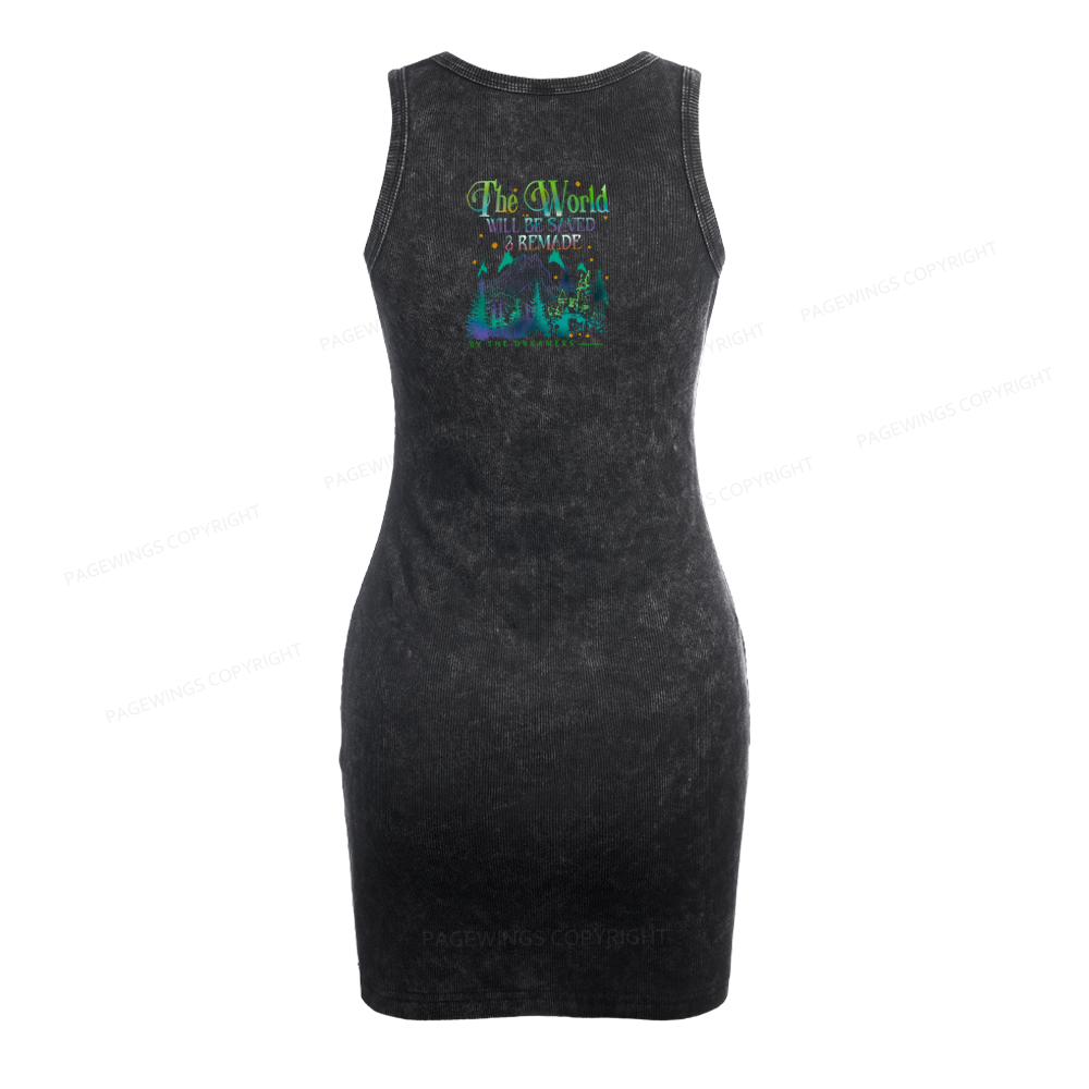 Pagewings Fantasy Bookish Bodycon Tank Dress