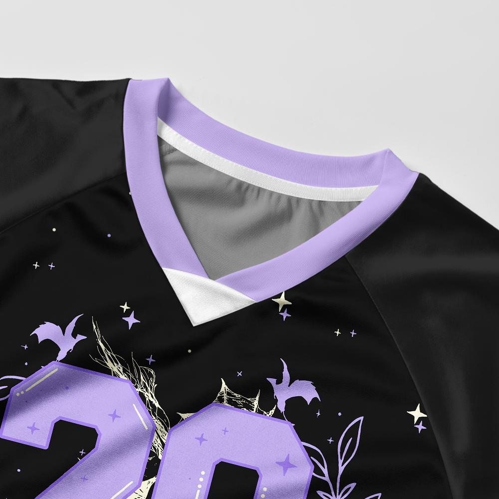 Pagewings Fantasy Novel Lovers Women's Cropped Jersey