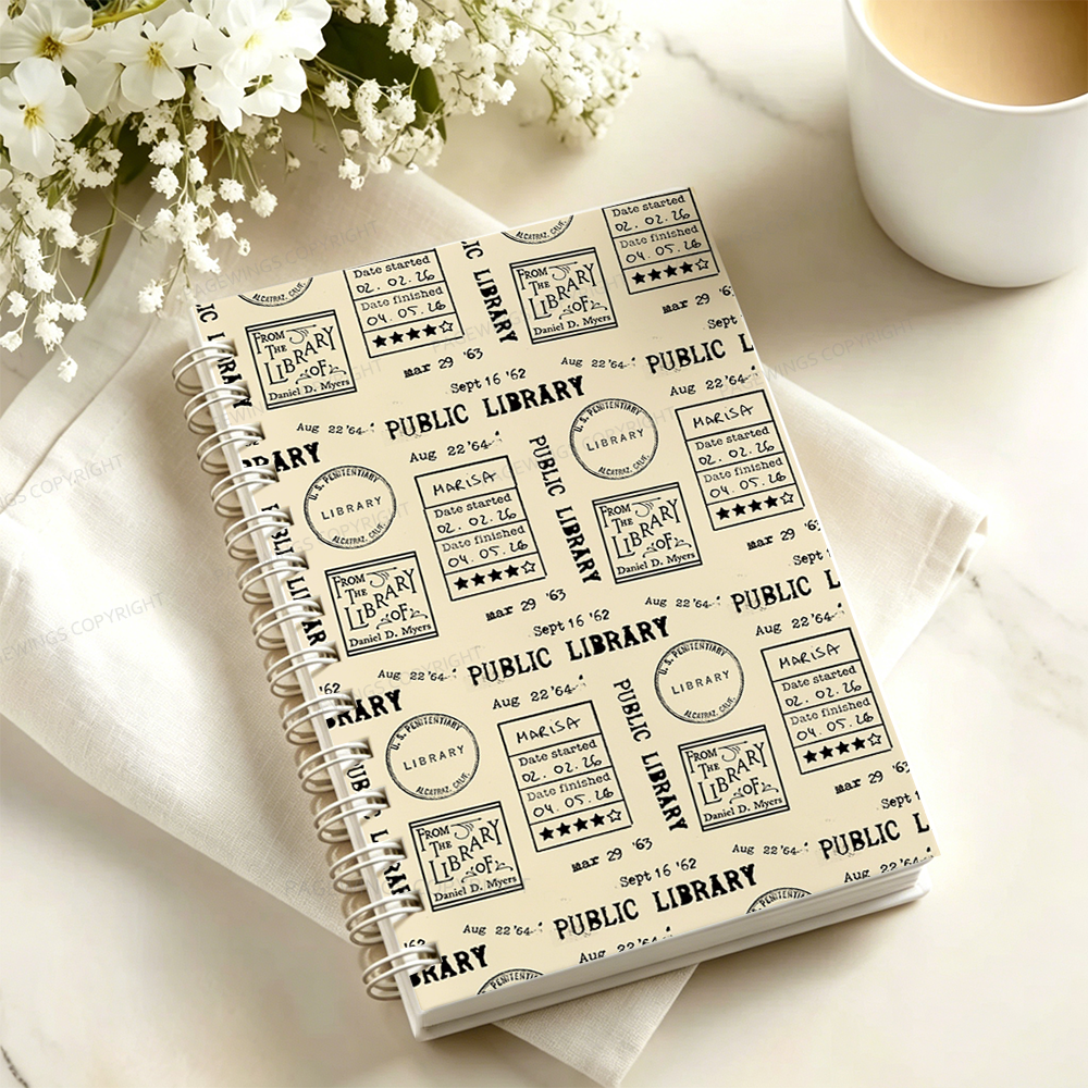 Pagewings Public Library Spiral Notebook