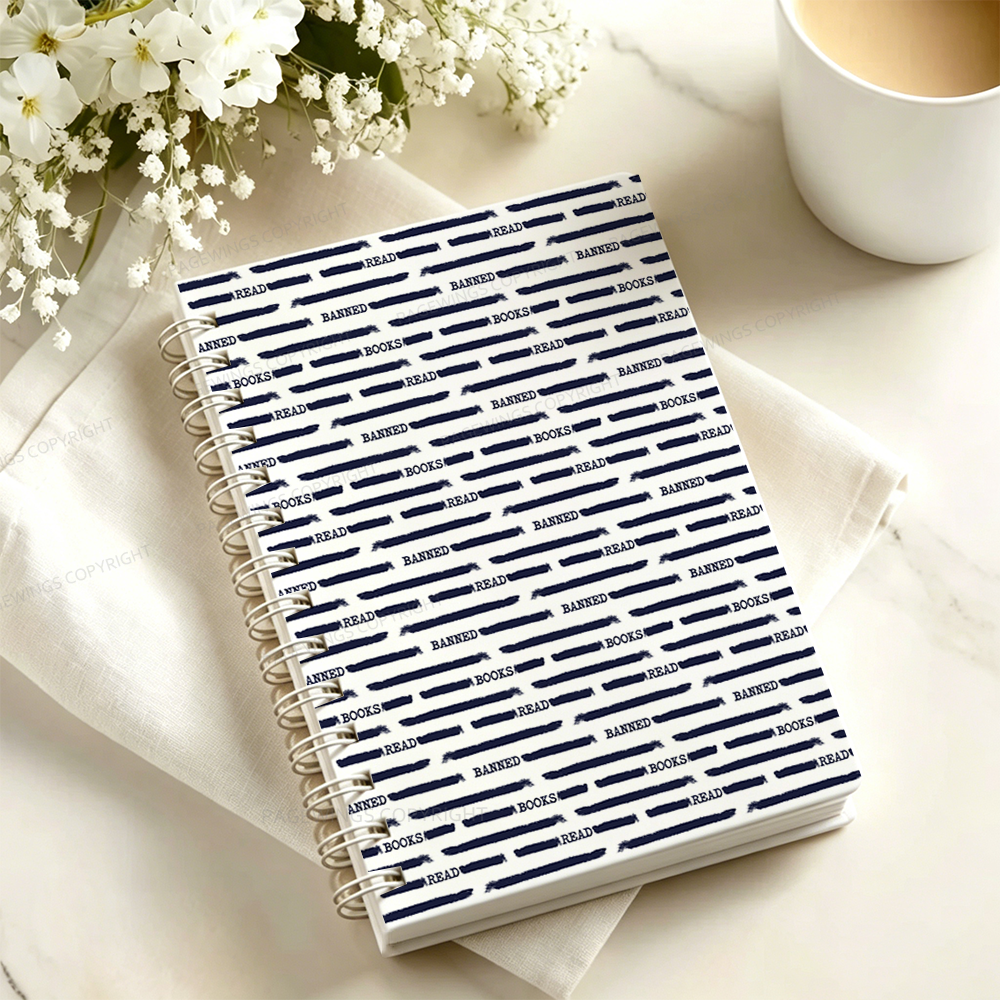 Pagewings Read Banned Books Spiral Notebook