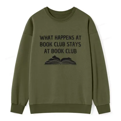 Pagewings What Happens At Book Club Stays At Book Club Unisex Classic Sweatshirt