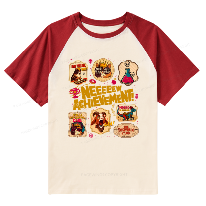 Pagewings Sci Fi Book Lover 14489 Bookish Raglan T-shirt