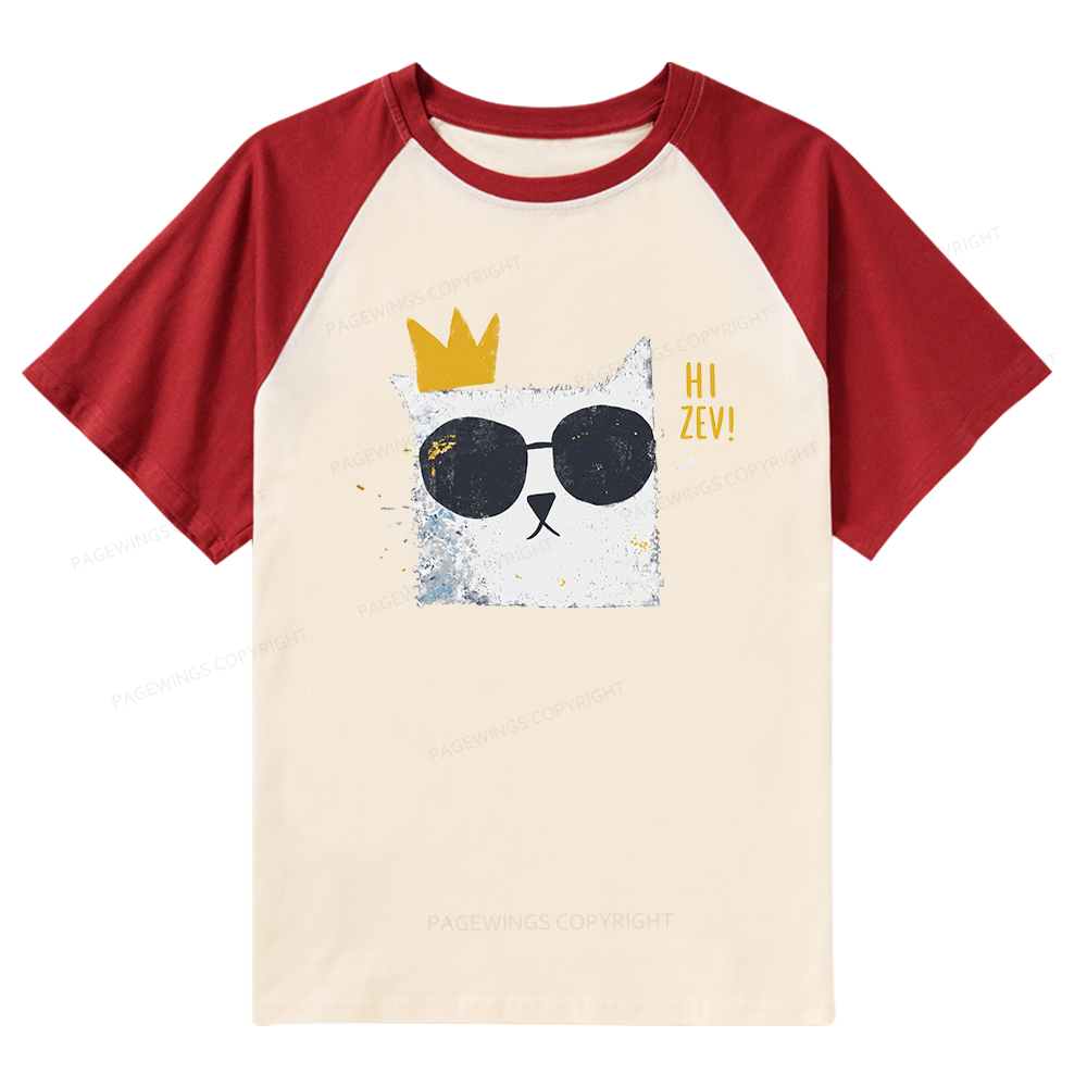 Pagewings Sci Fi Book Lover 15467 Bookish Raglan T-shirt