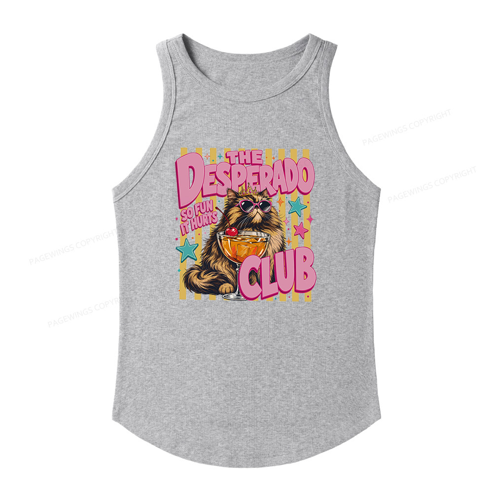Pagewings Slim Fit Desperado Club Women's Fitted Tank Top 