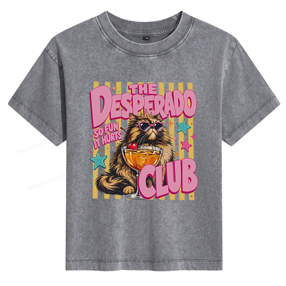 Pagewings Desperado Club Women's Washed T-shirt