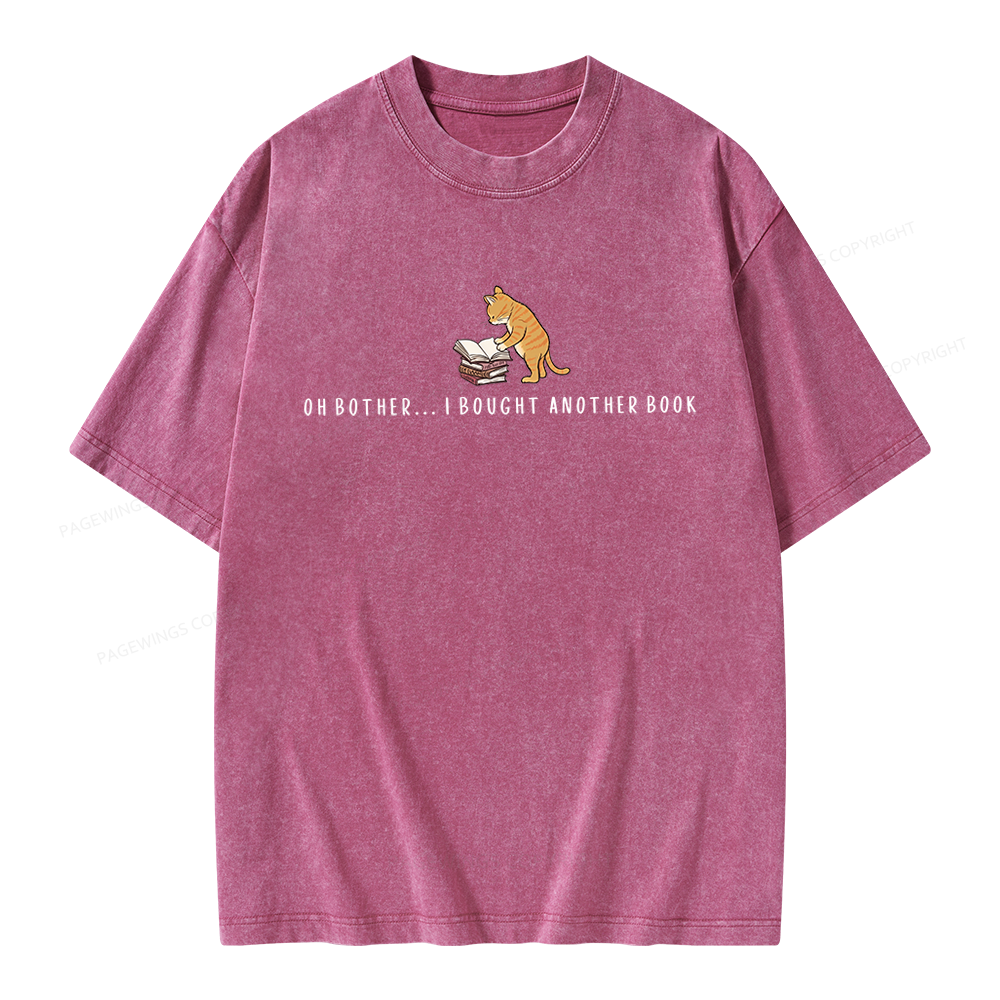 Pagewings Funny Book Unisex Washed T-shirt