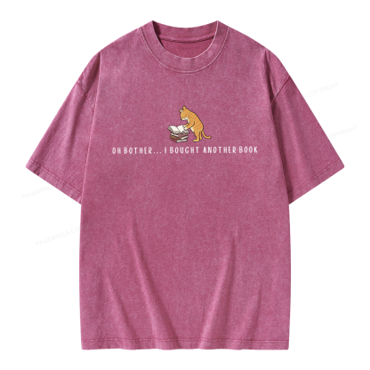 Pagewings Funny Book Unisex Washed T-shirt