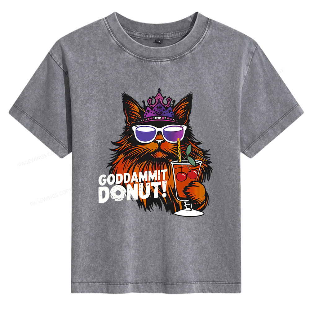 Pagewings Read Sci-Fi Book 12028 Bookish Women's Washed T-shirt