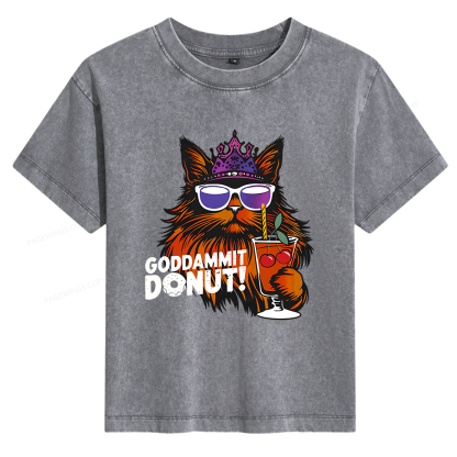 Pagewings Read Sci-Fi Book 12028 Bookish Women's Washed T-shirt