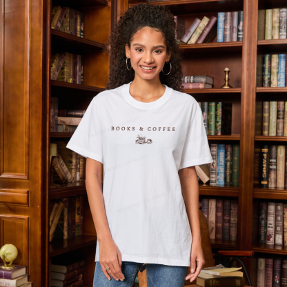 Pagewings Books and Coffee16006 Bookish Unisex Classic T-shirt