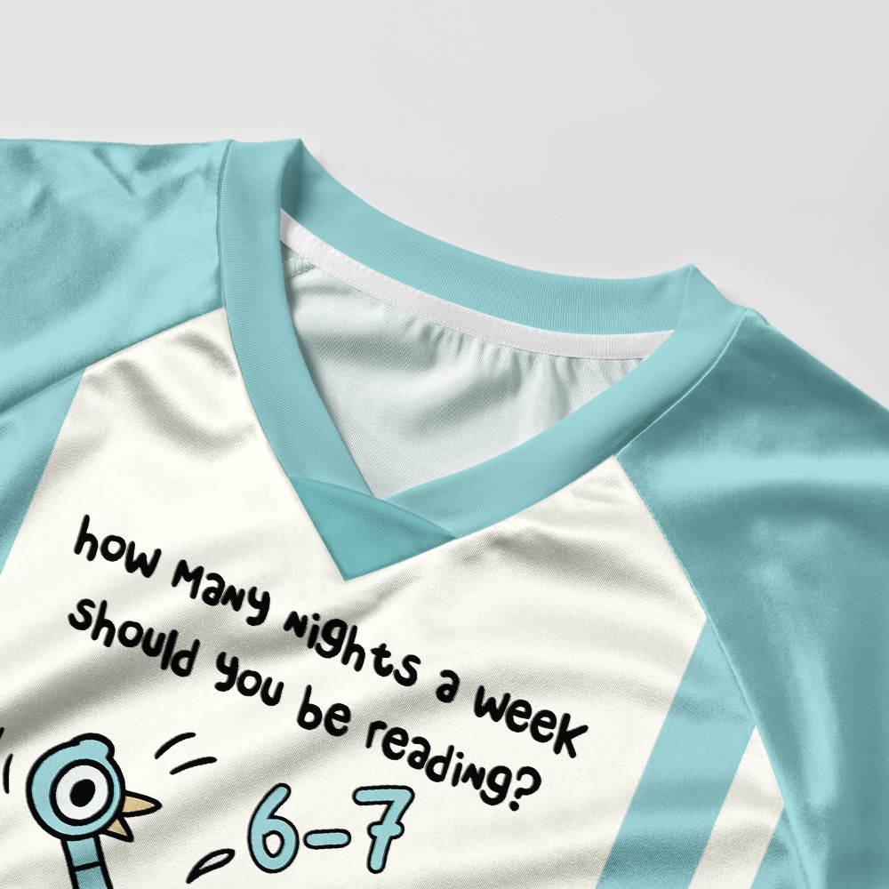 Pagewings A Week Should You Be Reading Women's Cropped Jersey