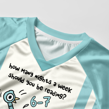 Pagewings A Week Should You Be Reading Women's Cropped Jersey