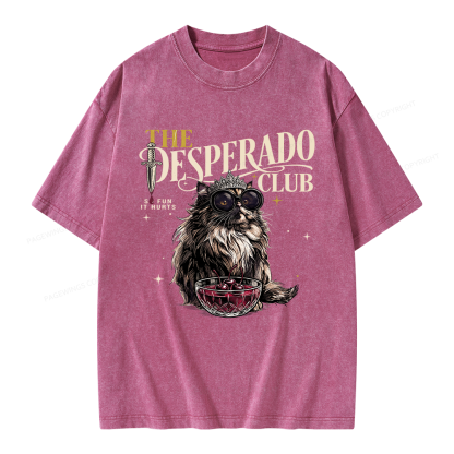 Pagewings The Desperado Club Unisex Washed T-shirt