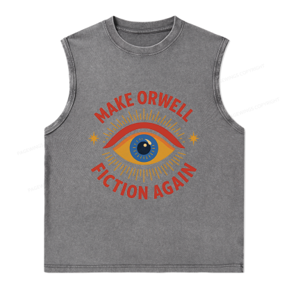 Pagewings Dystopia Quote16117 Bookish Unisex Washed Tank Top
