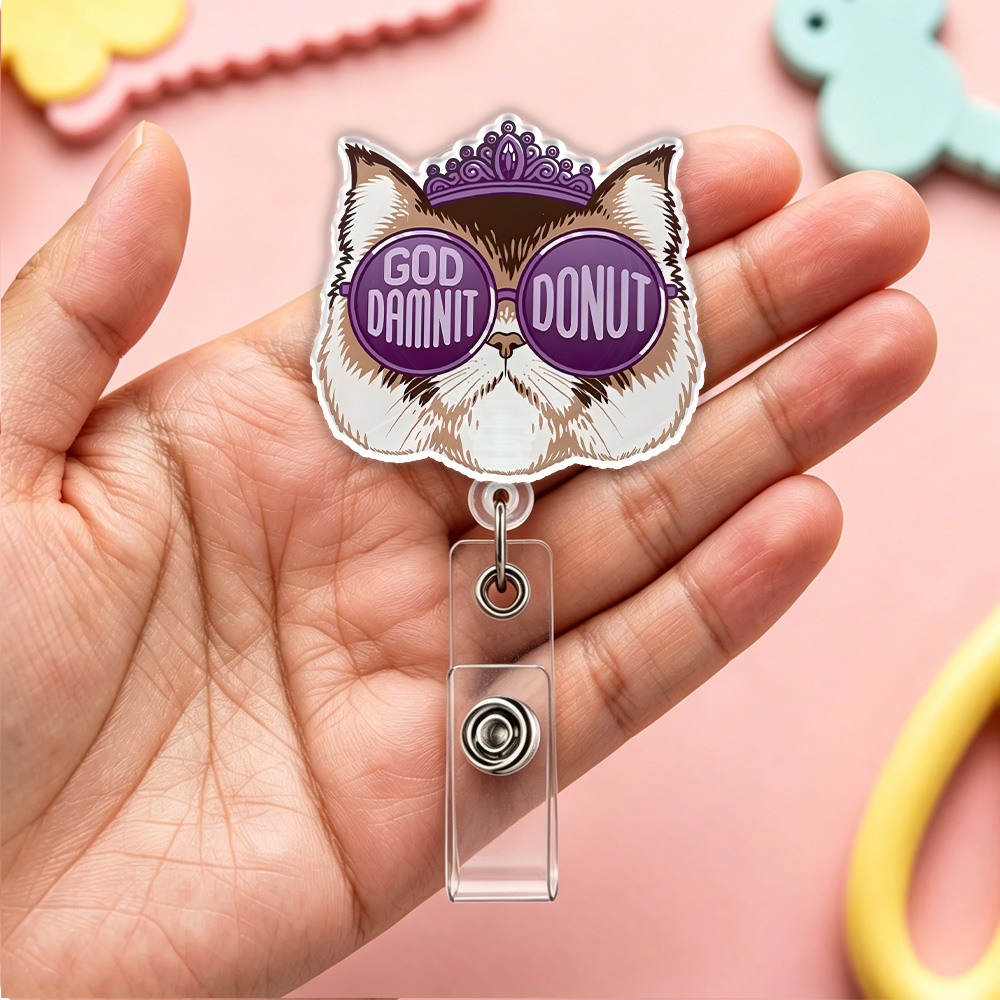 Pagewings Sci-Fi Book Lover Acrylic Badge Clip